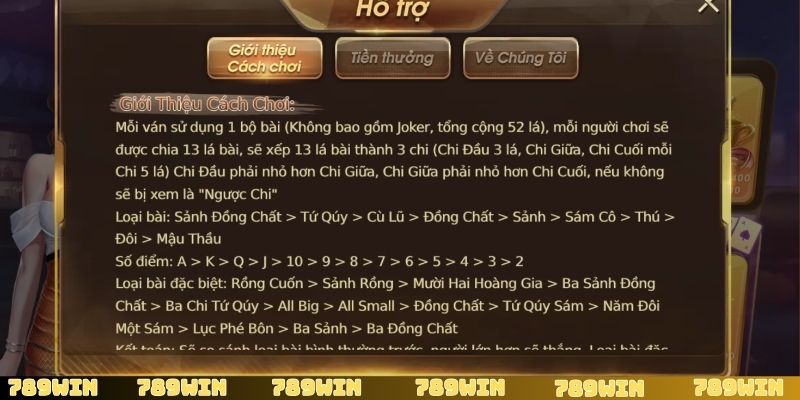 Cách chơi Mậu Binh cơ bản và ý nghĩa các chi