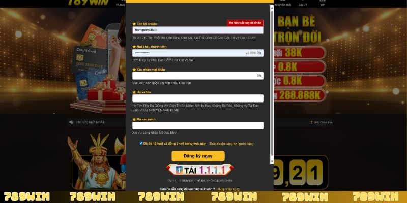 Quy trình đăng ký 789Win đơn giản, dễ hiểu cho mọi người