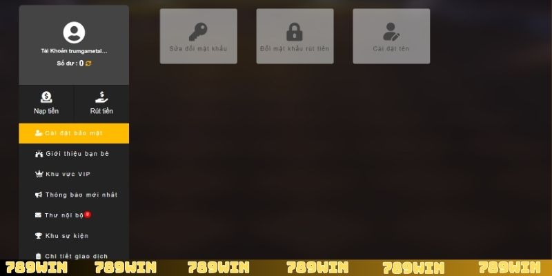 Các bước để xác minh và tăng độ bảo mật khi đăng ký 789Win