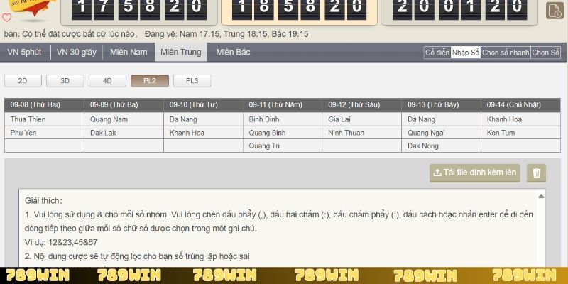 Nội dung đặt cược lô đề siêu tốc tại 789Win cực hấp dẫn