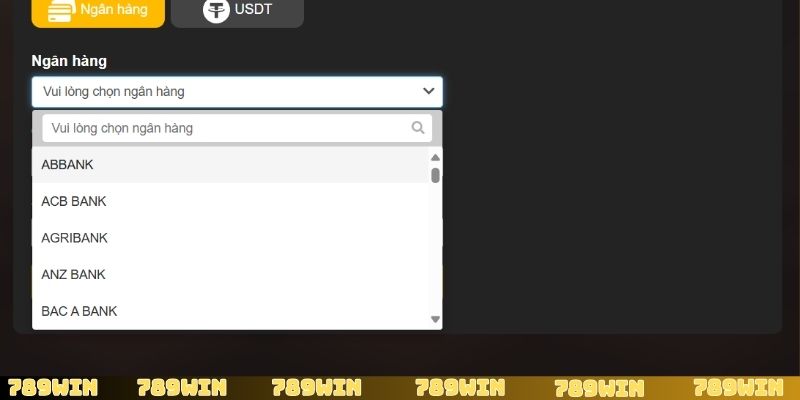 Các phương thức rút tiền 789Win phổ biến mà bạn nên sử dụng